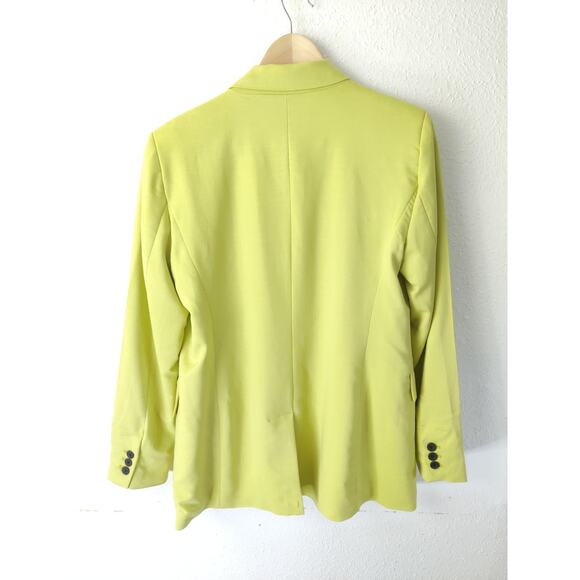 House Of Harlow 1960 Light Green Double Breasted Button Longline Blazer Size M - Picture 4 of 9